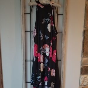 Floral halter dress
